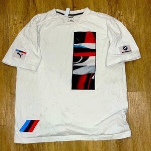 Puma X BMW Motorsport White Teeshirt - Men’s Large